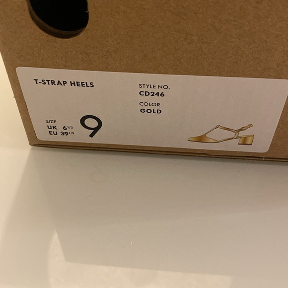 New Jcrew Factory T Strap Heels sz 9 - Picture 5 of 7